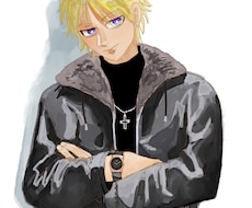 イケメンの立ち絵かきます 小物描くの得意です！カッコよく描けます！