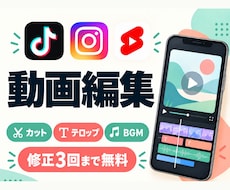 3000円~！即対応！動画編集します イメージ1