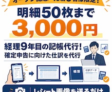 初回3名様限定　明細50枚3000円対応します イメージ1