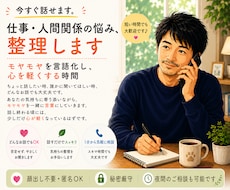 仕事・人間関係の悩み、整理します イメージ1