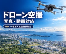 ドローンで写真・動画を美しく空撮します イメージ1