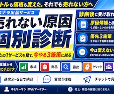 ココナラで売れない原因を個別診断します 1サービスを5領域で分析し、今やる3施策に絞ります