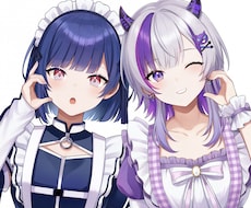 ご要望に合わせたイラスト描きます アニメ・イラスト/一枚絵・アイコン・立ち絵・動画配信・グッズ