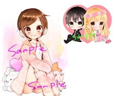 イラスト描きます サンプルのようなイラストを描きます。