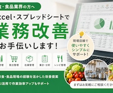 飲食・食品業界向け業務改善をお手伝いします イメージ1