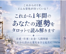 これから1年間の運勢を波動タロットで読み解きます イメージ1