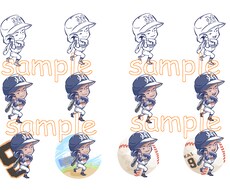 デフォルメ似顔絵アイコン描きます イメージ1