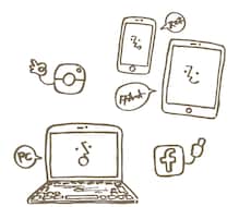 SNS広告などで使えるイラスト描きます 手描きのホンワカしたテイストで広告にアクセントを加えませんか