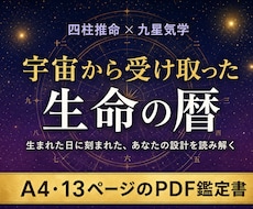 誕生日に刻まれた宇宙の暦で、魂の設計を読み解きます イメージ1