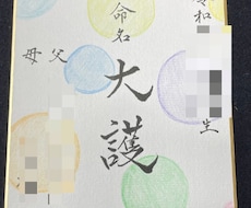 命名書書きます イメージ1