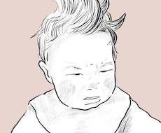 赤ちゃんの似顔絵描きます イメージ1
