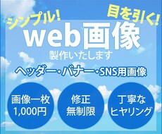 1500円でバナー作成致します イメージ1