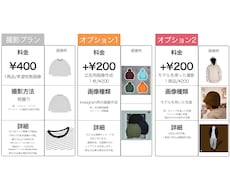 衣類などアパレル・グッズ商品の撮影承ります イメージ1