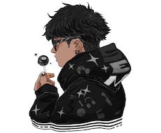 SNS映え⚡ストリート風イラストアイコン描きます イメージ1