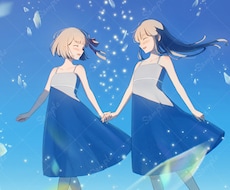淡く儚い世界観の一枚絵をお描きします イメージ1