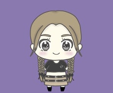 ゆるいイラストでキャラクターを作成します イメージ1