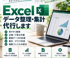 Excelのデータ整理・集計を代行します イメージ1