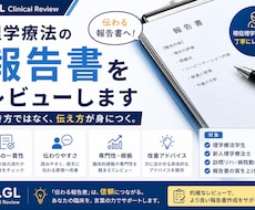 理学療法の報告書をレビューします イメージ1