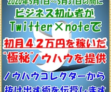 特化型ツイッターを使ったマネタイズ方法を教えます Twitter×note完全攻略【ノウハウコレクターを脱出】