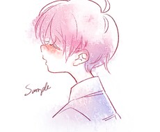 ほわっと癒しのアイコン描きます 水彩タッチのやさしいイラストをご希望の方へ！