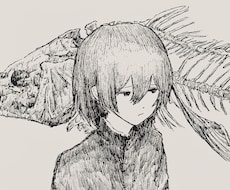 モノクロのイラストを描くことができます イメージ1