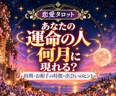 運命の人と出会う月を半年の恋愛カレンダーで占います イメージ1