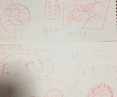 子どもが書いた絵 イラスト☆ こどもが絵を描きます イメージ1
