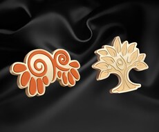 小数量で個人、会社向けのオリジナルバッジ作成します 小数量で対応可能型料金無し設計料金無し