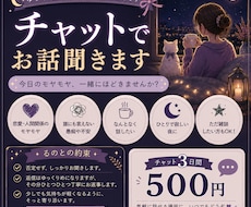 チャットでゆっくりお話をお聞きします イメージ1