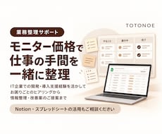 モニター価格で業務効率化の支援をします イメージ1
