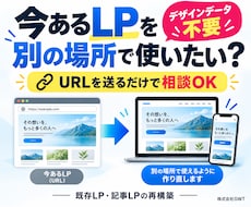 既存LP・記事LPをHTMLで複製します イメージ1