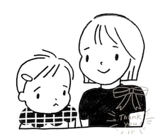 シンプルなゆる似顔絵描きます イメージ1