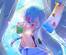 カラフルな1枚絵描きます イメージ1