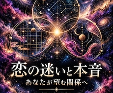 恋の迷いと、あなたが望む関係を読み解きます イメージ1