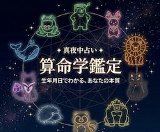 生年月日でわかる算命学・基本性格鑑定します イメージ1