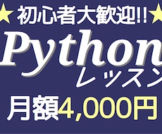 1ヶ月で上達!Pythonを基礎から教えます イメージ1