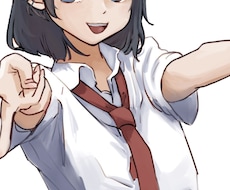 透明感のある女の子イラスト描きます イメージ1