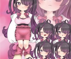ロリっ娘（表情8種）立ち絵 販売します 商用利用OK☆TRPG/配信/アイコン等