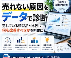 Amazon販売中の商品をデータ分析改善提案します イメージ1