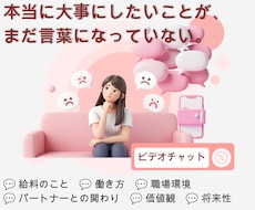 大事な決断で本当に大事なことを対話で言語化します イメージ1