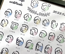ゲストもびっくりする似顔絵結婚証明書作ります イメージ1