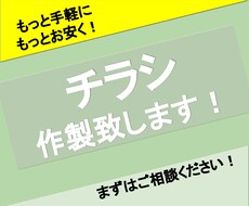 格安でチラシを作ります イメージ1