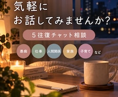 まとまらない気持ちもゆっくりお聞きします イメージ1