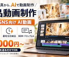 商品写真からAIでEC用の商品動画を作ります イメージ1
