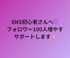 SNS初心者さんへ♡フォロワー増やすサポートします