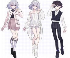 デフォルメちっくなイラストや立ち絵を描きます カワイイからちょっぴりダーク、人外キャラまで！