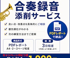 吹奏楽の合奏録音を聴いて、具体的にアドバイスします 「上手・下手」ではなく何を直すべきかを具体的にお伝えします。