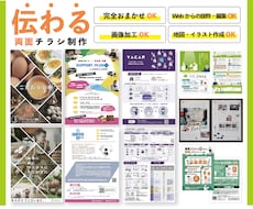 プロが伝わる両面チラシ作ります イメージ1