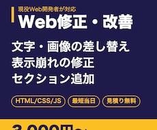 HP・LPの修正・改善を現役開発者が素早く行います イメージ1