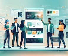 実績作り）AIデザイナーが安価でHPを制作します イメージ1